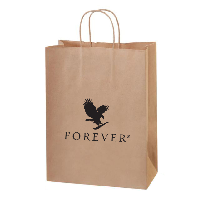 Papírtáska Nagy Forever barna